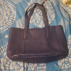 Electric Blue Cynthia Rowley Leather Tote